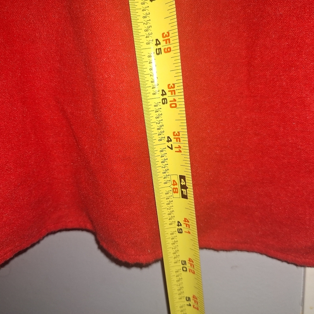 60's The Tonight Shirt Flirt Shirt Weldon Sleepwear Sz Medium Christmas Flannel - Picture 7 of 7